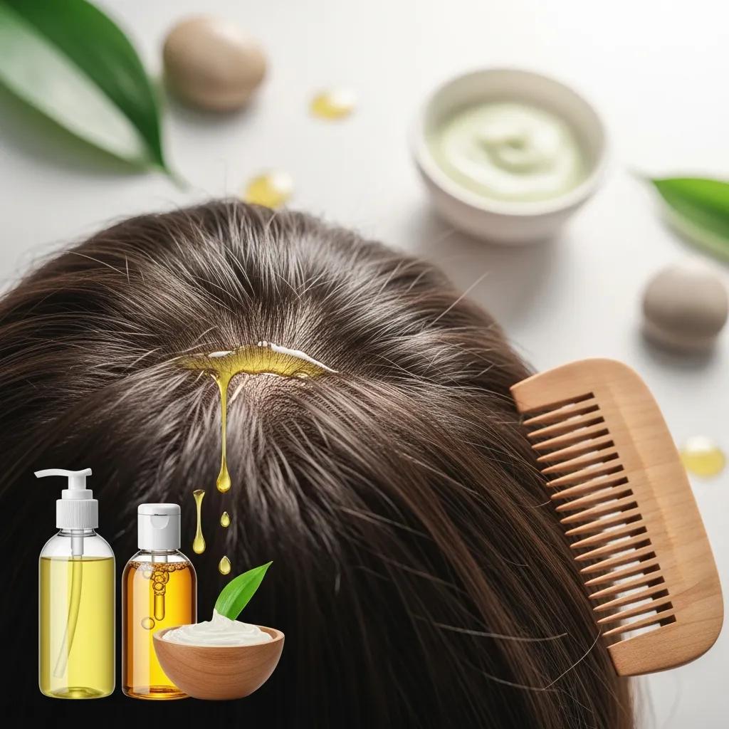 Healthy scalp and hair showcasing the benefits of head spa treatments for hair growth
